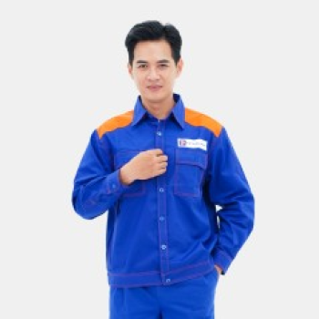 Đồng phục xăng dầu petrolimex cao cấp, quần áo bảo hộ lao động Evinz AV15 thoáng mát thấm hút mồ hôi, Size M - Có logo