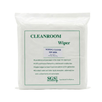 Khăn lau phòng sạch tiêu chuẩn Cleanroom chống xơ bụi 8009, 400 tờ/gói S132, Loại rửa một lần