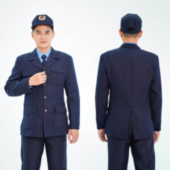 Áo đại cán bảo vệ BH13A dài tay màu xanh than lịch sự, Size 5 (L)