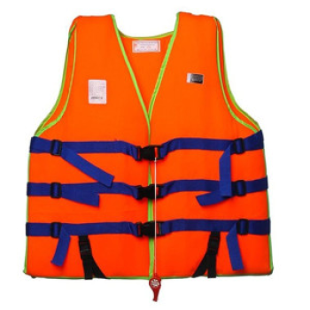 Áo phao bơi an toàn sức nâng tới 120kg, PE cao cấp, đủ kích cỡ từ size 2 đến 7 L104, Màu cam - Size 2