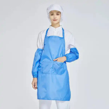 Tạp dề phòng sạch chống tĩnh điện S147, Màu xanh