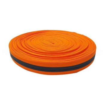 Dây phản quang vải màu cam khổ 2.5cm x 100m PQ01