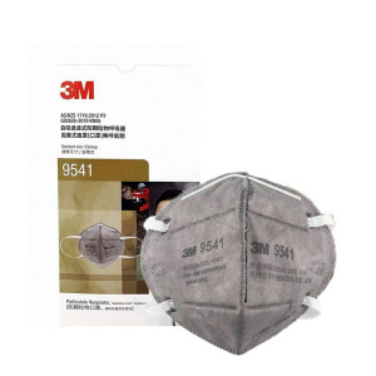 Khẩu trang 3M 9541 than hoạt tính khử mùi, lọc bụi đạt chuẩn N95 H102, 1 chiếc