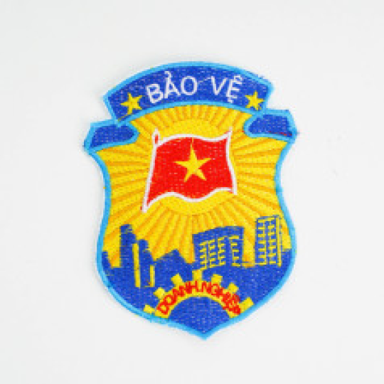 Logo bảo vệ cánh tay cho doanh nghiệp BH48, Thêu