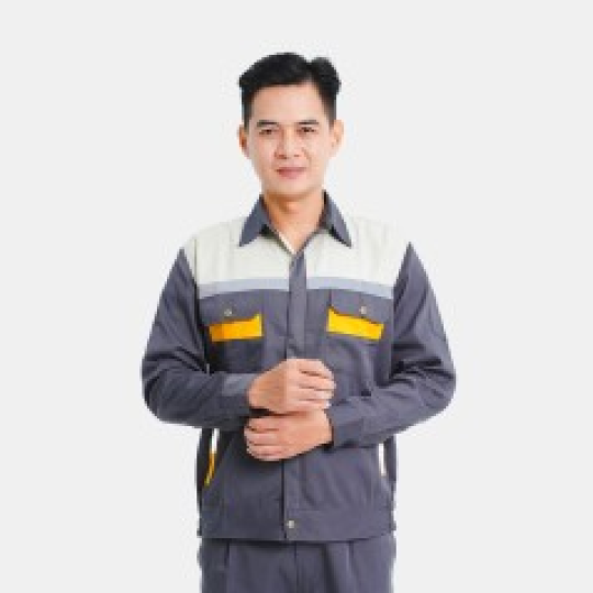 Quần áo bảo hộ lao động Evinz AV02 cao cấp cho kỹ sư, nhân viên kỹ thuật, Size M - Vải kaki liên doanh