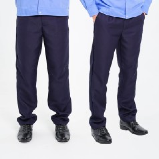 Quần bảo vệ casmer BH15 màu xanh tím than, Size 4 (M)