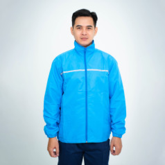 Áo khoác gió bảo hộ lót lưới Evinz AV55 có vạch phản quang , Size M