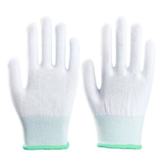 Găng tay phòng sạch chống trượt Polyester không phủ PU S134